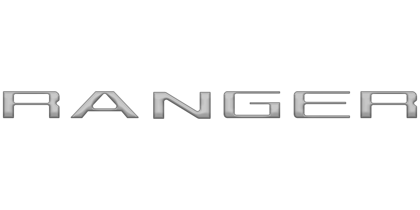 Tailgate Letter Inserts Fits 2019-2023 Ford Ranger
