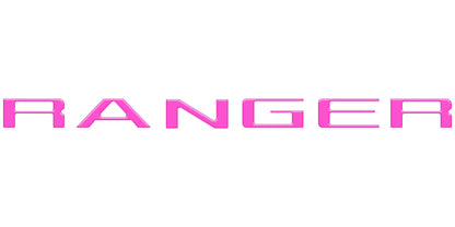 Tailgate Letter Inserts Fits 2019-2023 Ford Ranger