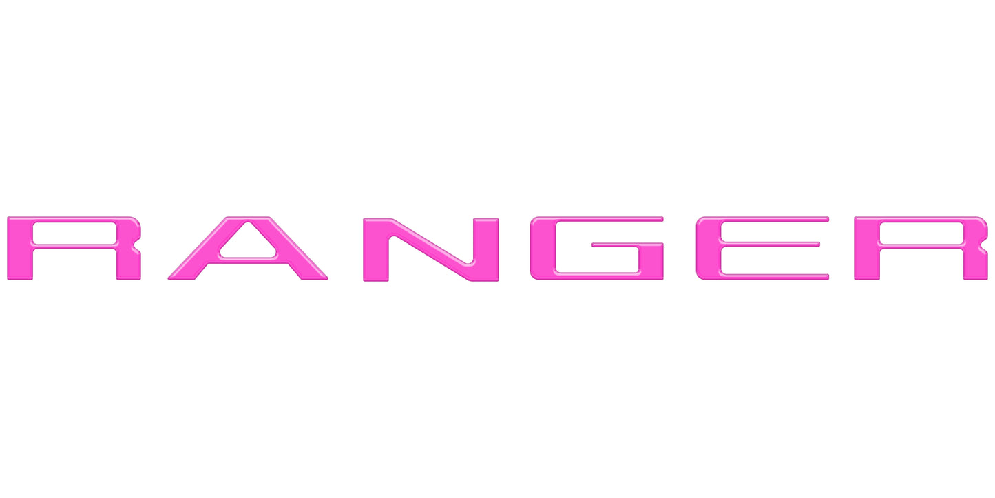 Tailgate Letter Inserts Fits 2024-2026 Ford Ranger