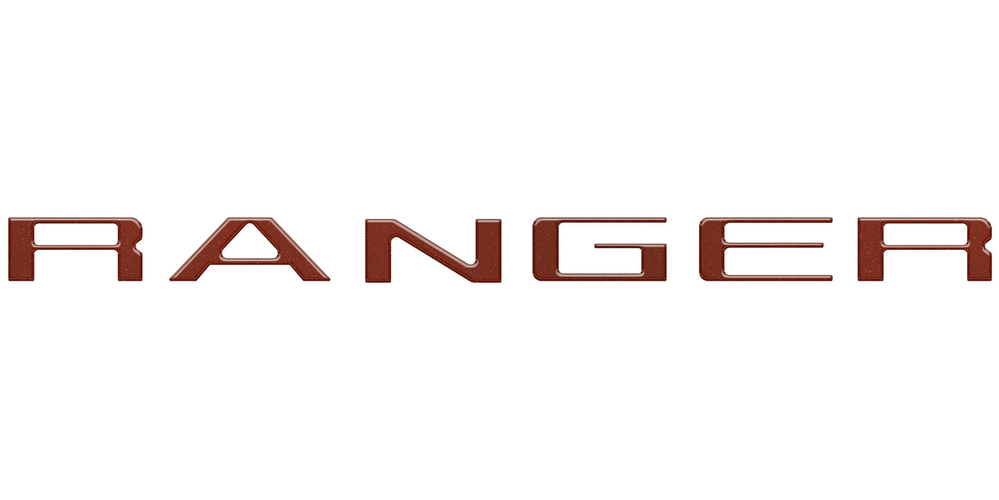 Tailgate Letter Inserts Fits 2019-2023 Ford Ranger
