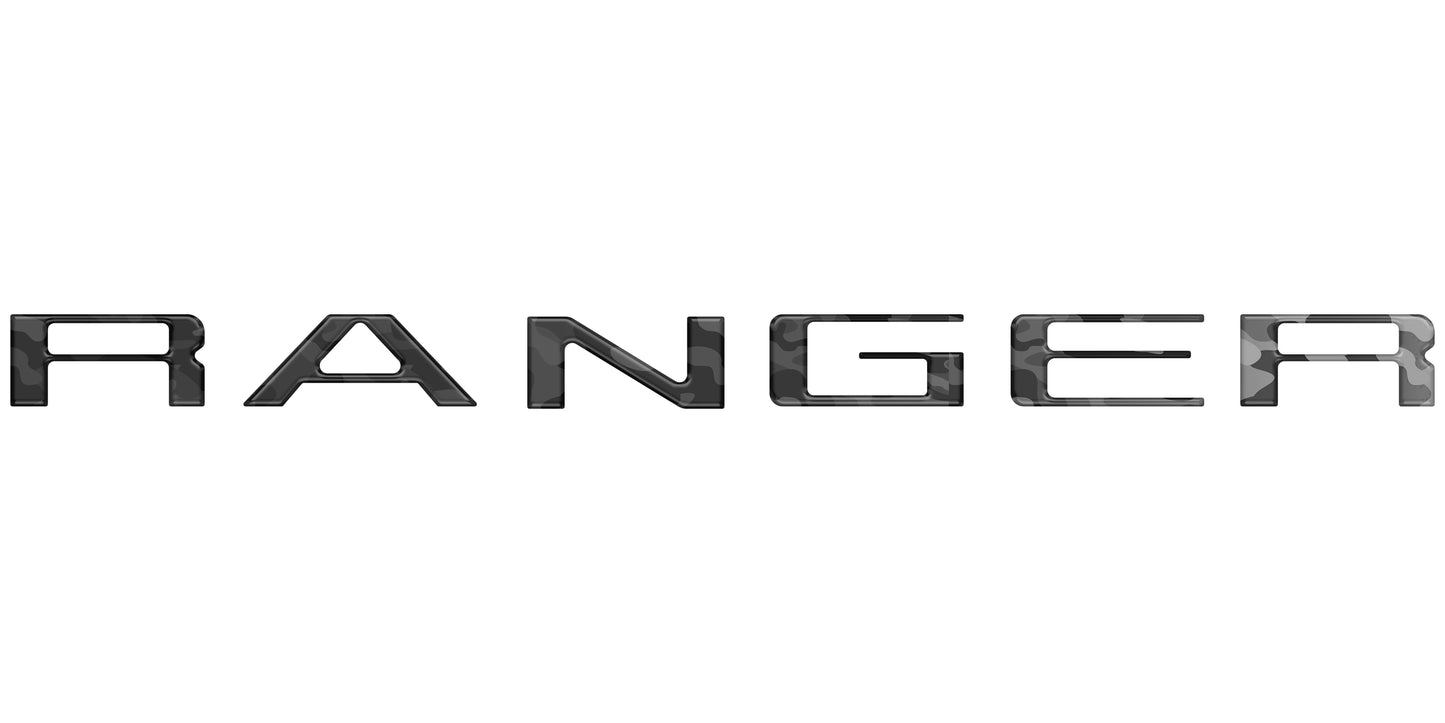 Tailgate Letter Inserts Fits 2019-2023 Ford Ranger