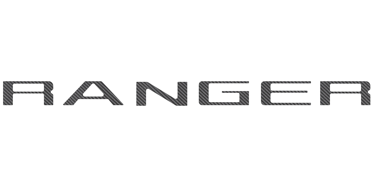 Tailgate Letter Inserts Fits 2024-2026 Ford Ranger