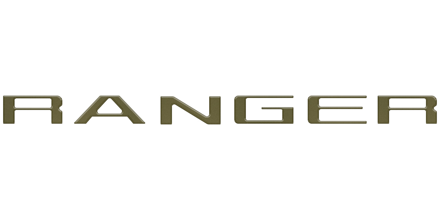 Tailgate Letter Inserts Fits 2024-2026 Ford Ranger