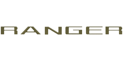 Tailgate Letter Inserts Fits 2024-2026 Ford Ranger