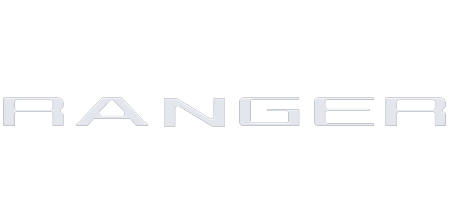 Tailgate Letter Inserts Fits 2019-2023 Ford Ranger