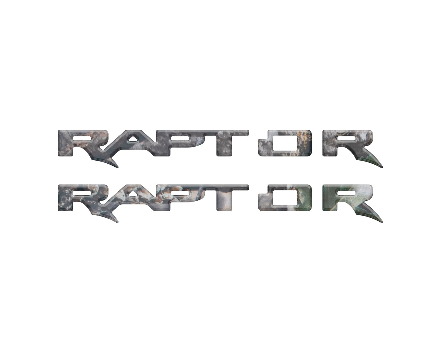 Raptor Running Board Emblem Overlays Fits 2024-2026 Ford Ranger Raptor
