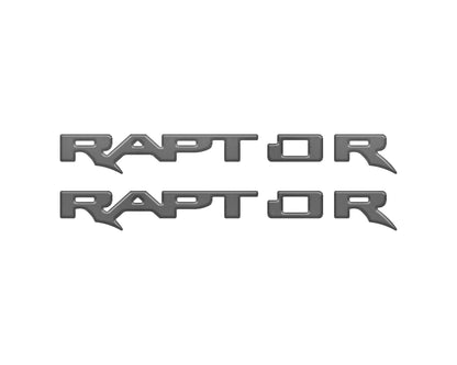 Raptor Running Board Emblem Overlays Fits 2024-2026 Ford Ranger Raptor