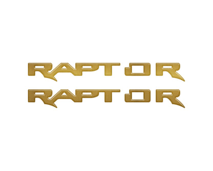 Raptor Running Board Emblem Overlays Fits 2024-2026 Ford Ranger Raptor