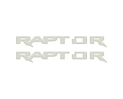Raptor Running Board Emblem Overlays Fits 2024-2026 Ford Ranger Raptor