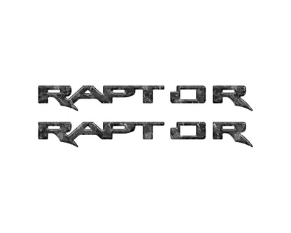 Raptor Running Board Emblem Overlays Fits 2024-2026 Ford Ranger Raptor