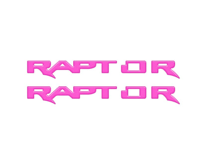 Raptor Running Board Emblem Overlays Fits 2024-2026 Ford Ranger Raptor