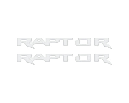 Raptor Running Board Emblem Overlays Fits 2024-2026 Ford Ranger Raptor