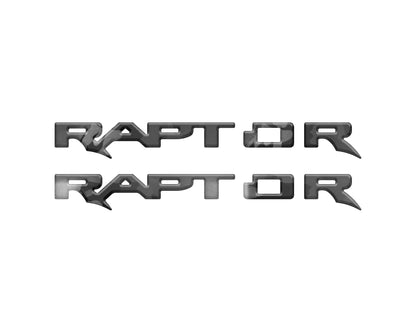 Raptor Running Board Emblem Overlays Fits 2024-2026 Ford Ranger Raptor