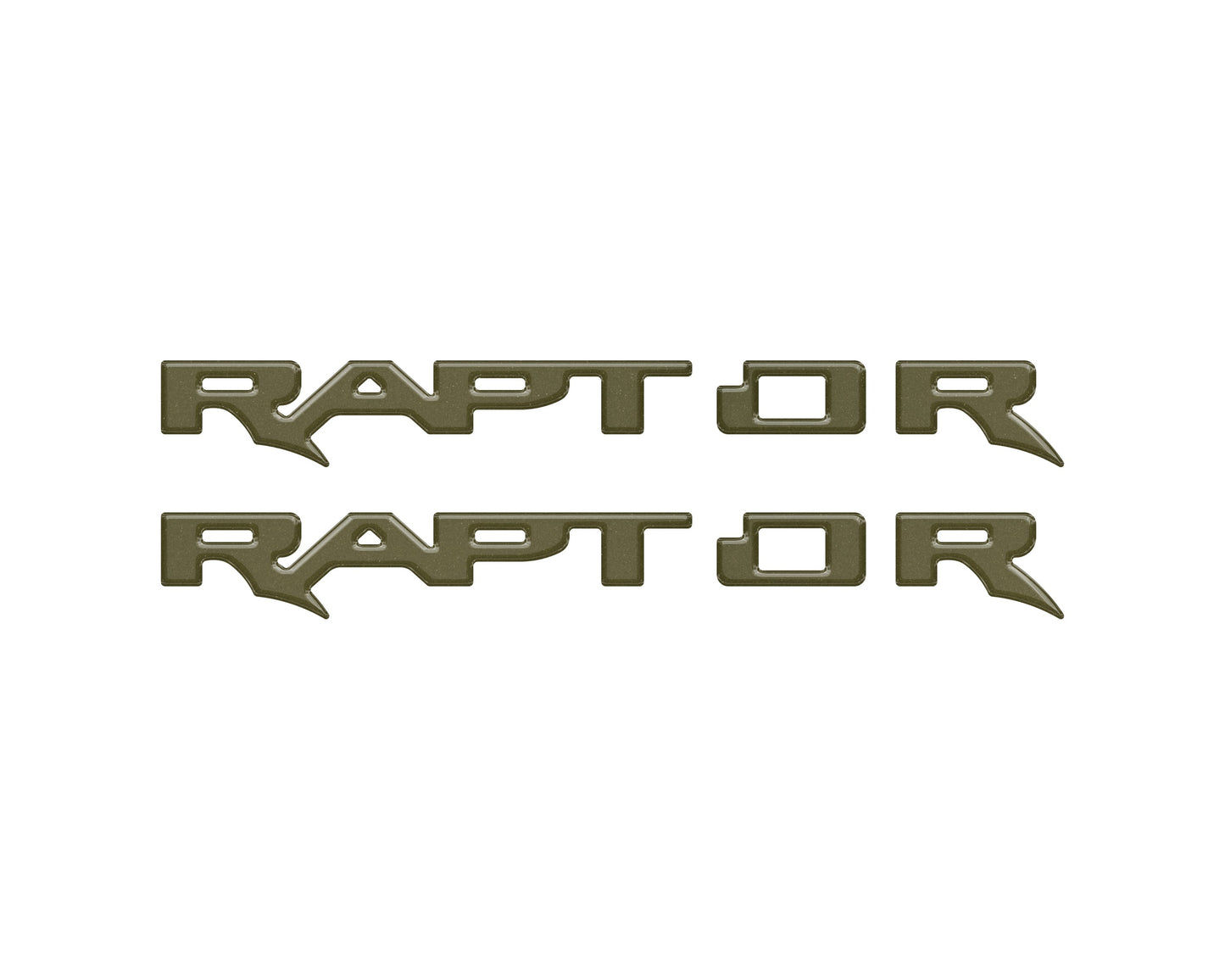 Raptor Running Board Emblem Overlays Fits 2024-2026 Ford Ranger Raptor