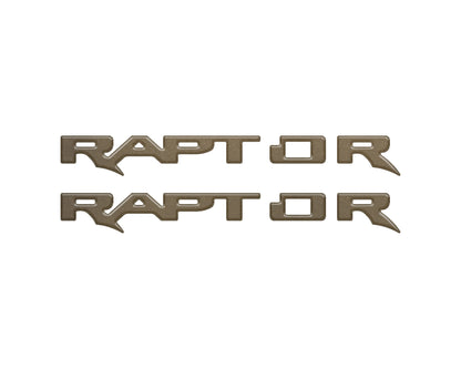 Raptor Running Board Emblem Overlays Fits 2024-2026 Ford Ranger Raptor