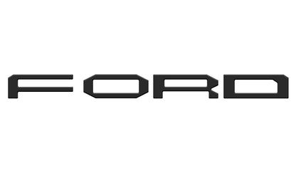 2024-2026 Ford Ranger Raptor Grille Letter Overlays FORD 3D 4PC Kit