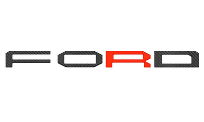 Grille Letter Overlays Fits 2024-2026 Ford Ranger Raptor