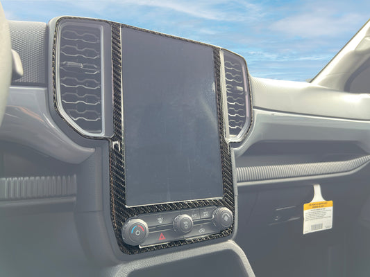 Display Screen/A.C. Vent Accent Trim Fits 2024-2026 Ford Ranger
