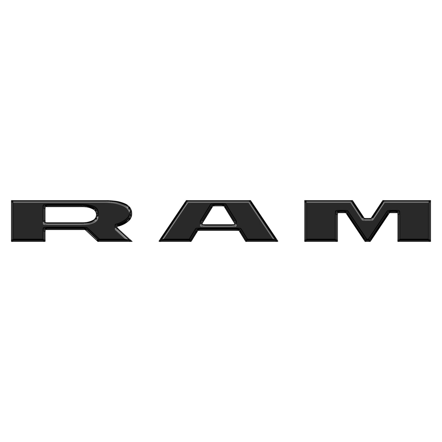Ram 1500/2500/3500 Grille Letter Overlays – Fits 2025–2026