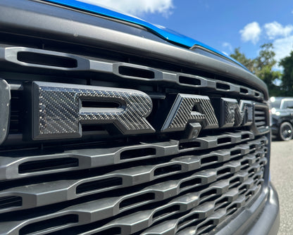 Ram 1500/2500/3500 Grille Letter Overlays – Fits 2025–2026