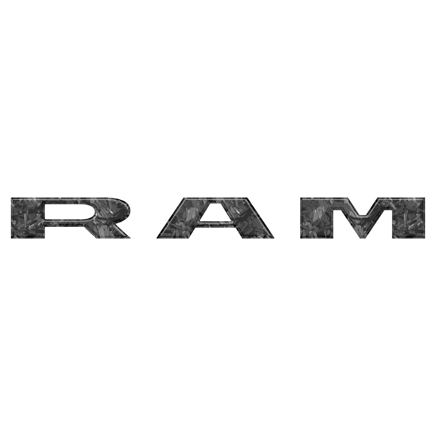 Ram 1500/2500/3500 Grille Letter Overlays – Fits 2025–2026