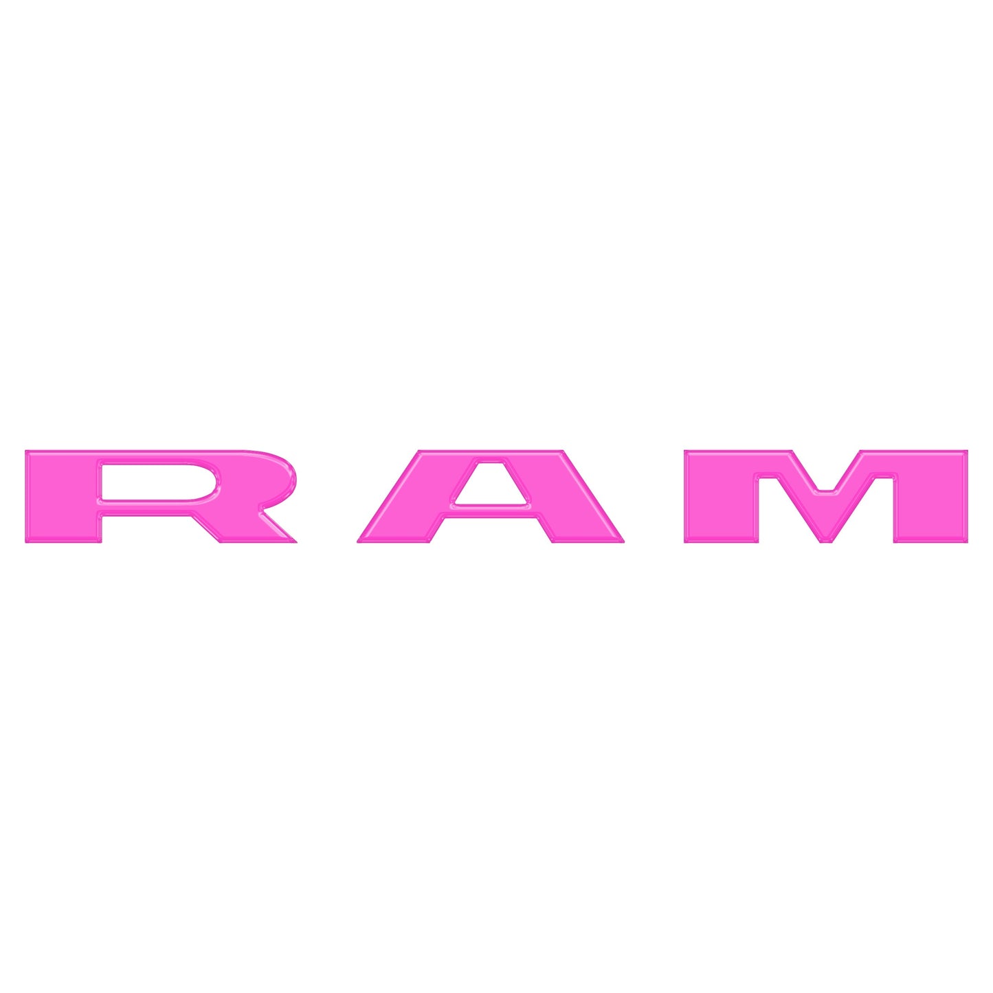 Ram 1500/2500/3500 Grille Letter Overlays – Fits 2025–2026