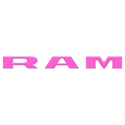 Ram 1500/2500/3500 Grille Letter Overlays – Fits 2025–2026