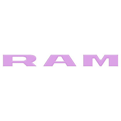 Ram 1500/2500/3500 Grille Letter Overlays – Fits 2025–2026