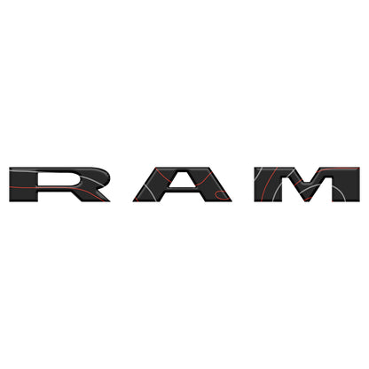 Ram 1500/2500/3500 Grille Letter Overlays – Fits 2025–2026