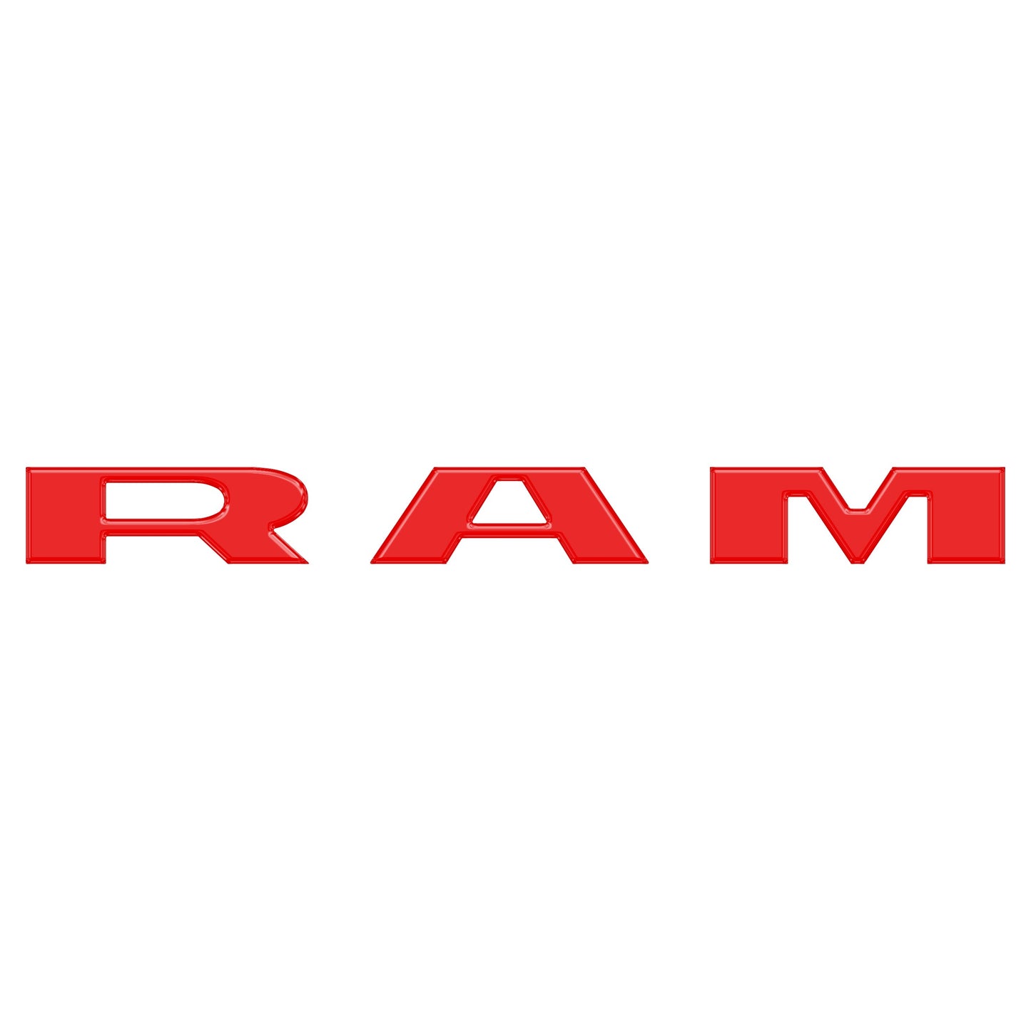 Ram 1500/2500/3500 Grille Letter Overlays – Fits 2025–2026