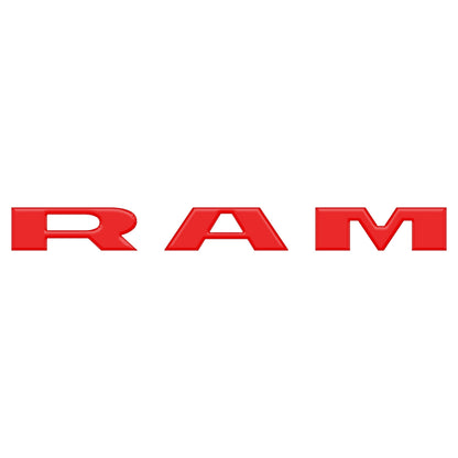 Ram 1500/2500/3500 Grille Letter Overlays – Fits 2025–2026