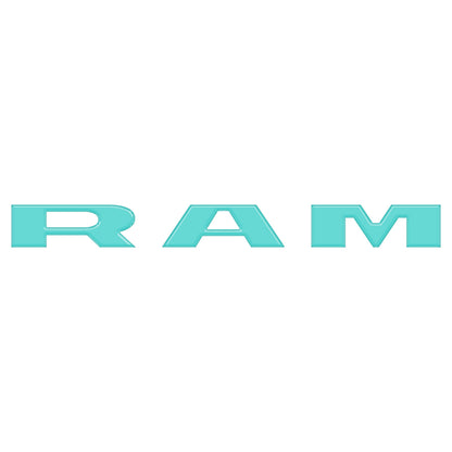 Ram 1500/2500/3500 Grille Letter Overlays – Fits 2025–2026