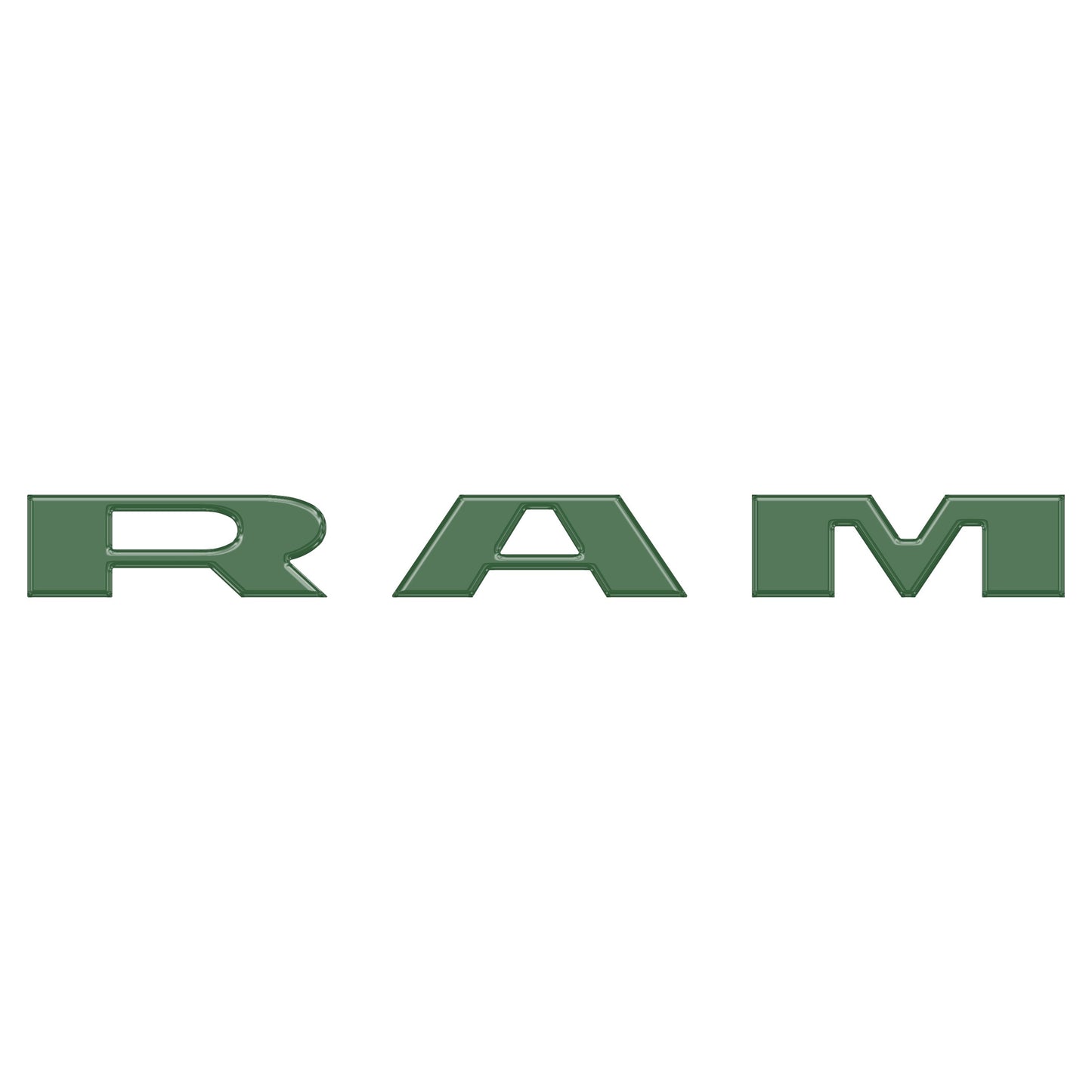 Ram 1500/2500/3500 Grille Letter Overlays – Fits 2025–2026