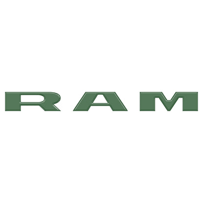 Ram 1500/2500/3500 Grille Letter Overlays – Fits 2025–2026