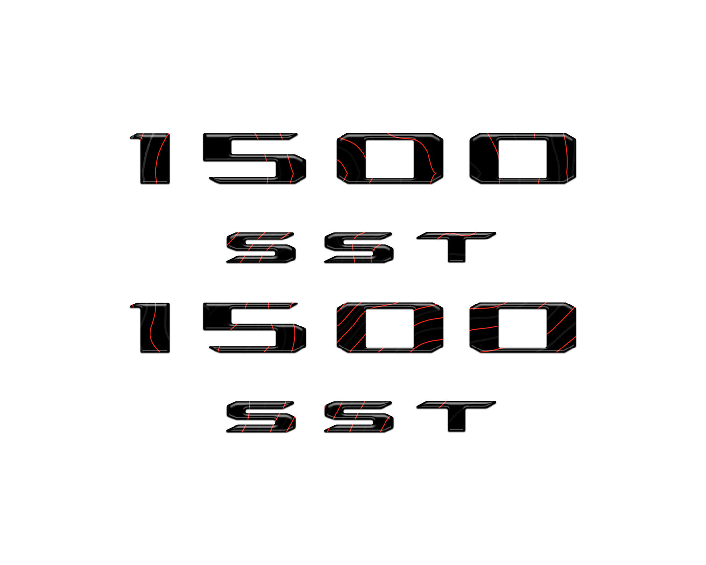 Ram 1500 Hood Letter Overlays – Fits 2025–2026