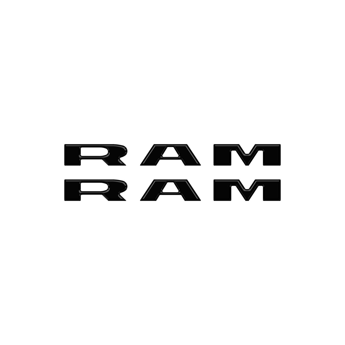 Ram 1500/2500/3500 Doorsill Plate Letter Overlays – Fits 2025–2026