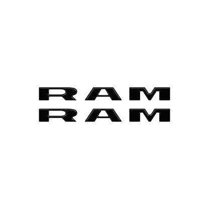 Ram 1500/2500/3500 Doorsill Plate Letter Overlays – Fits 2025–2026