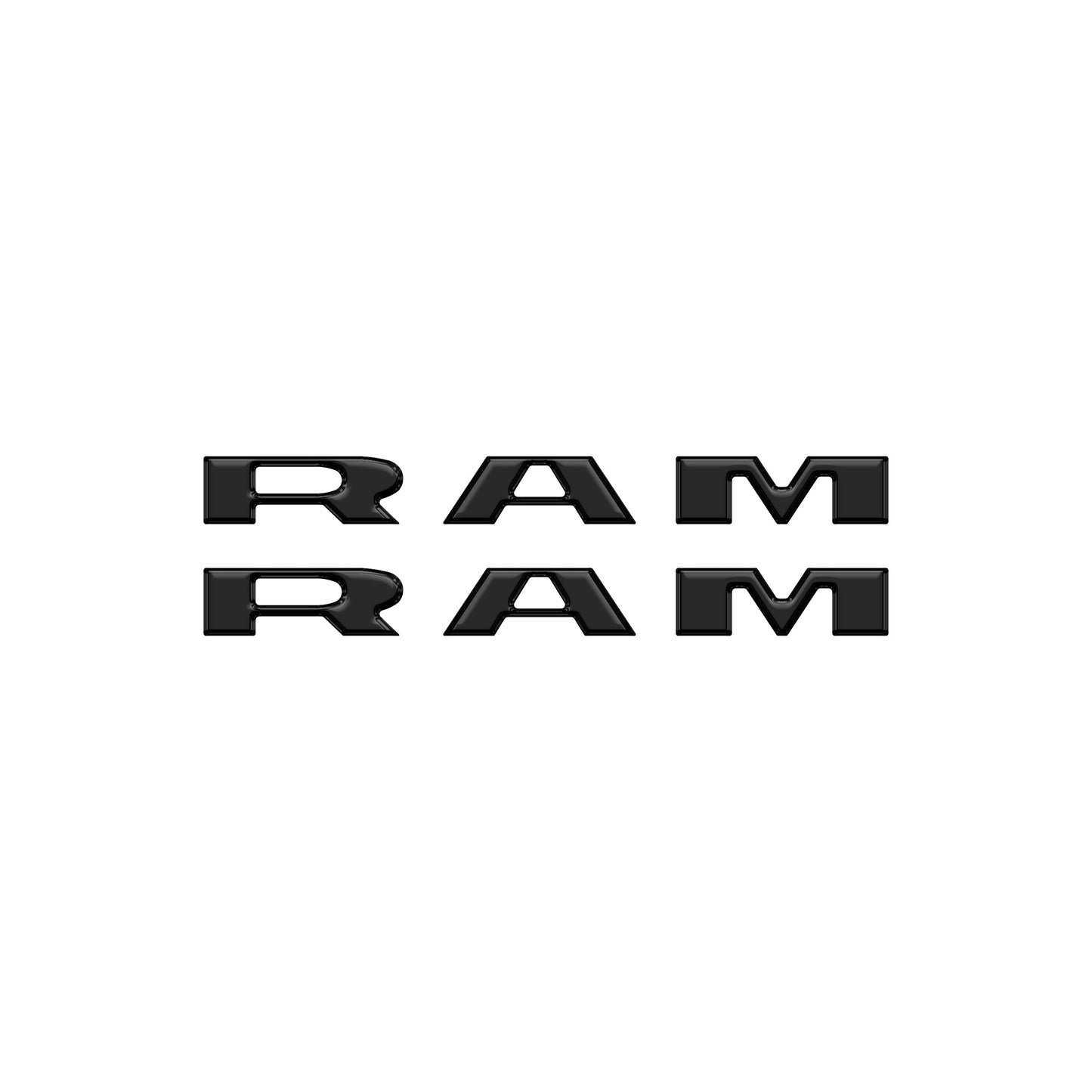 Ram 1500/2500/3500 Doorsill Plate Letter Overlays – Fits 2025–2026