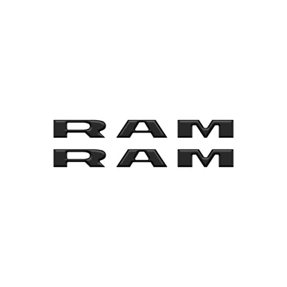 Ram 1500/2500/3500 Doorsill Plate Letter Overlays – Fits 2025–2026