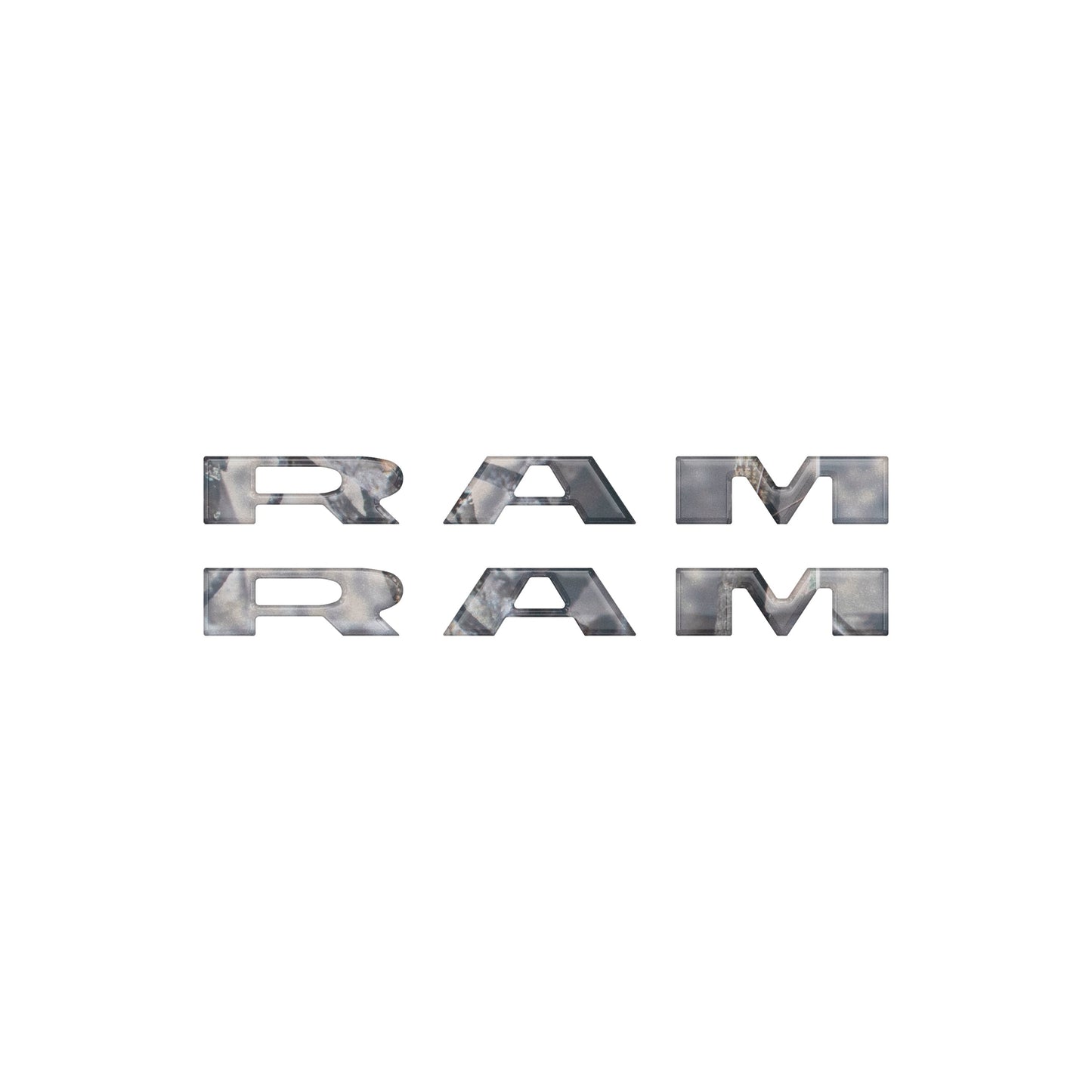 Ram 1500/2500/3500 Doorsill Plate Letter Overlays – Fits 2025–2026