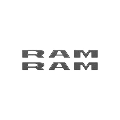 Ram 1500/2500/3500 Doorsill Plate Letter Overlays – Fits 2025–2026