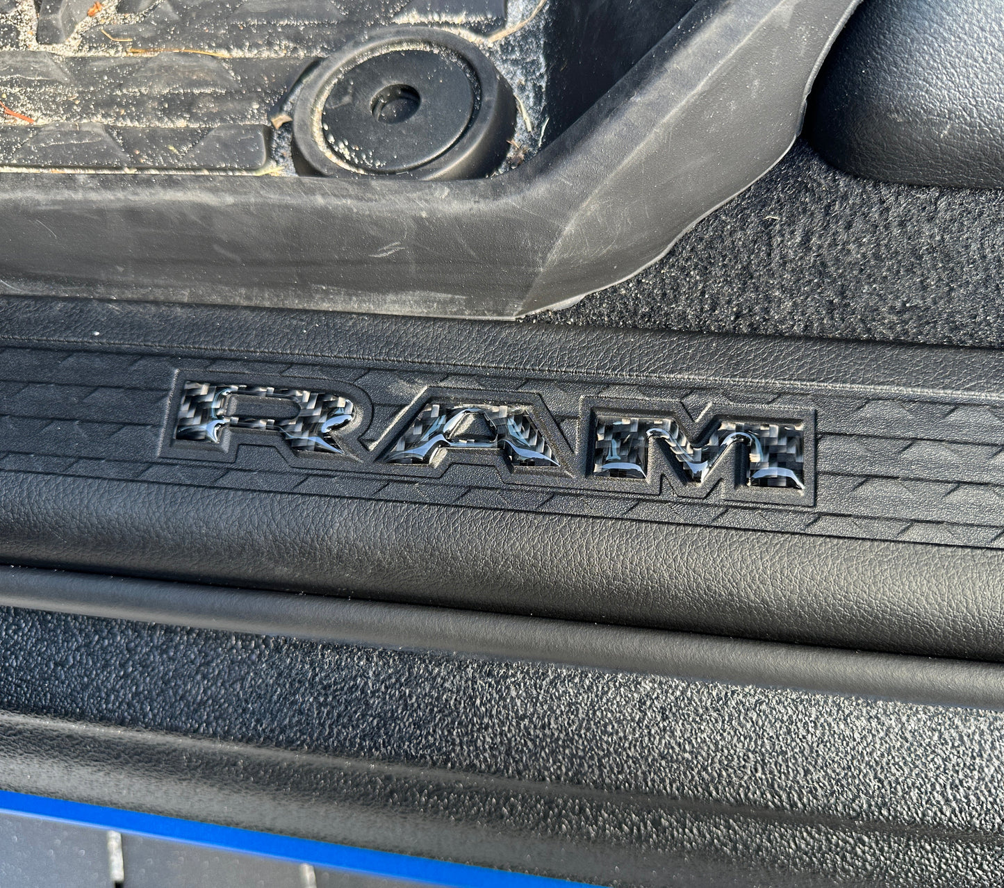 Ram 1500/2500/3500 Doorsill Plate Letter Overlays – Fits 2025–2026