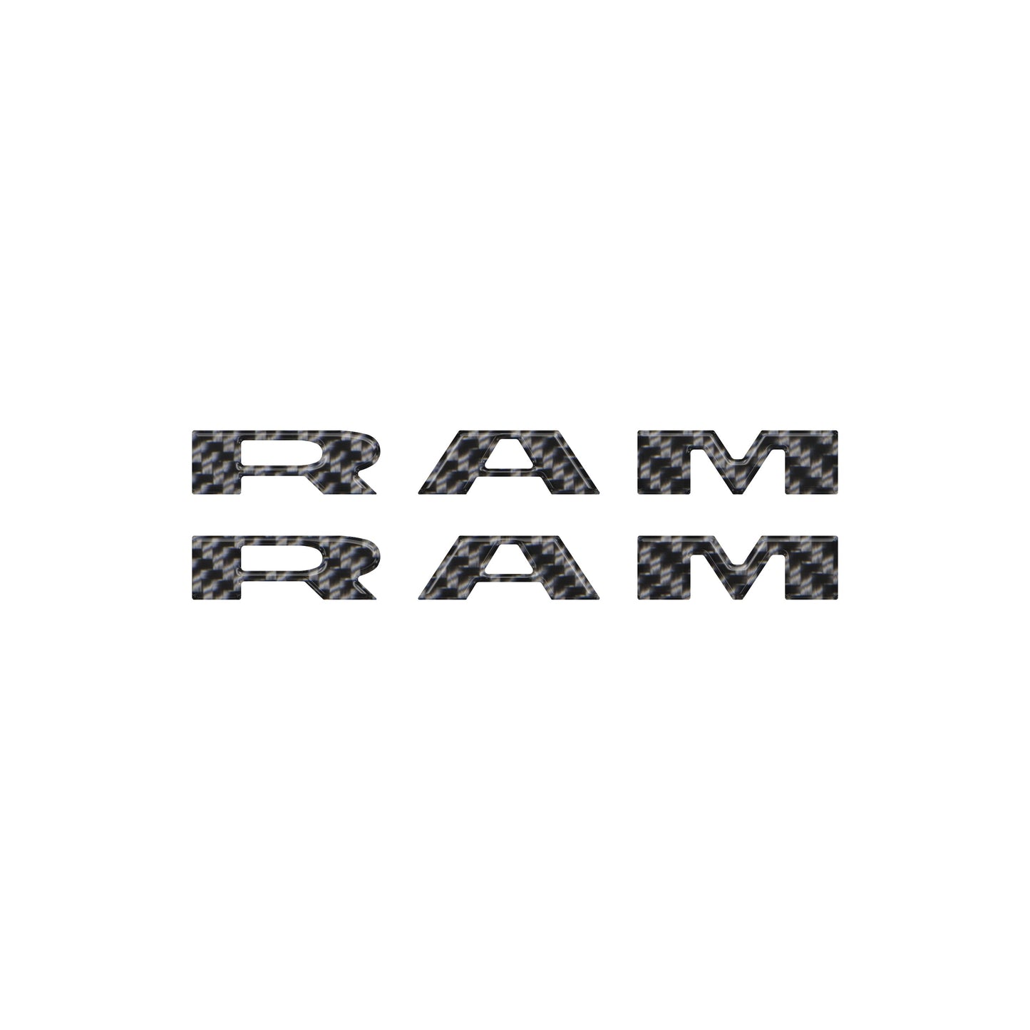 Ram 1500/2500/3500 Doorsill Plate Letter Overlays – Fits 2025–2026