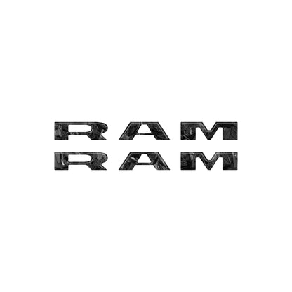 Ram 1500/2500/3500 Doorsill Plate Letter Overlays – Fits 2025–2026