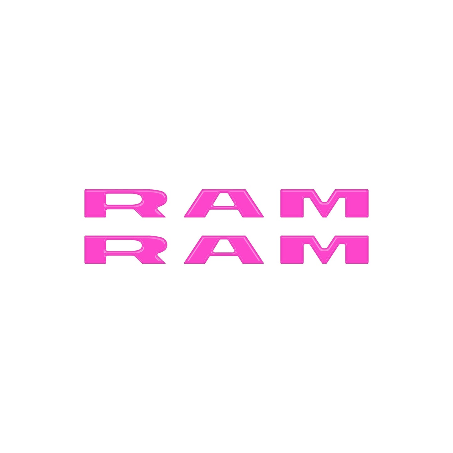 Ram 1500/2500/3500 Doorsill Plate Letter Overlays – Fits 2025–2026