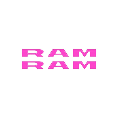 Ram 1500/2500/3500 Doorsill Plate Letter Overlays – Fits 2025–2026