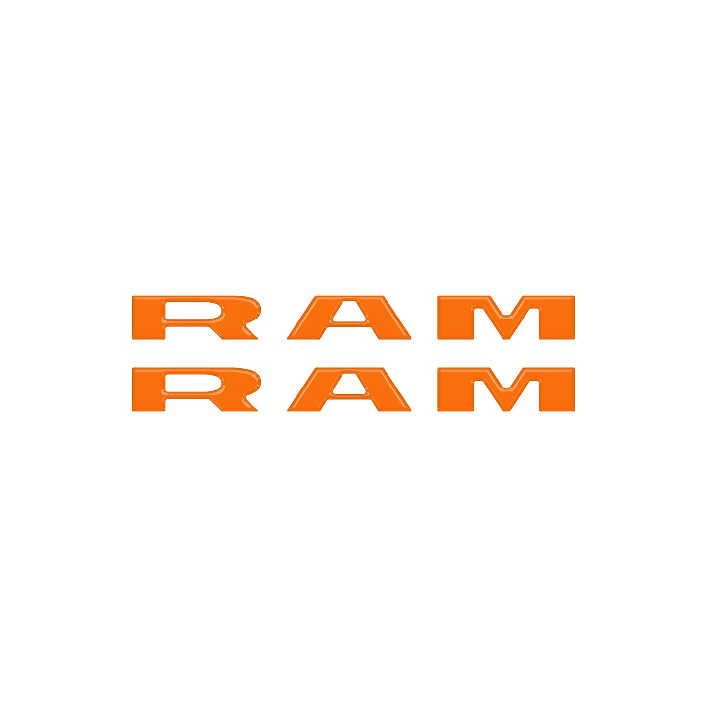 Ram 1500/2500/3500 Doorsill Plate Letter Overlays – Fits 2025–2026