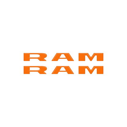 Ram 1500/2500/3500 Doorsill Plate Letter Overlays – Fits 2025–2026