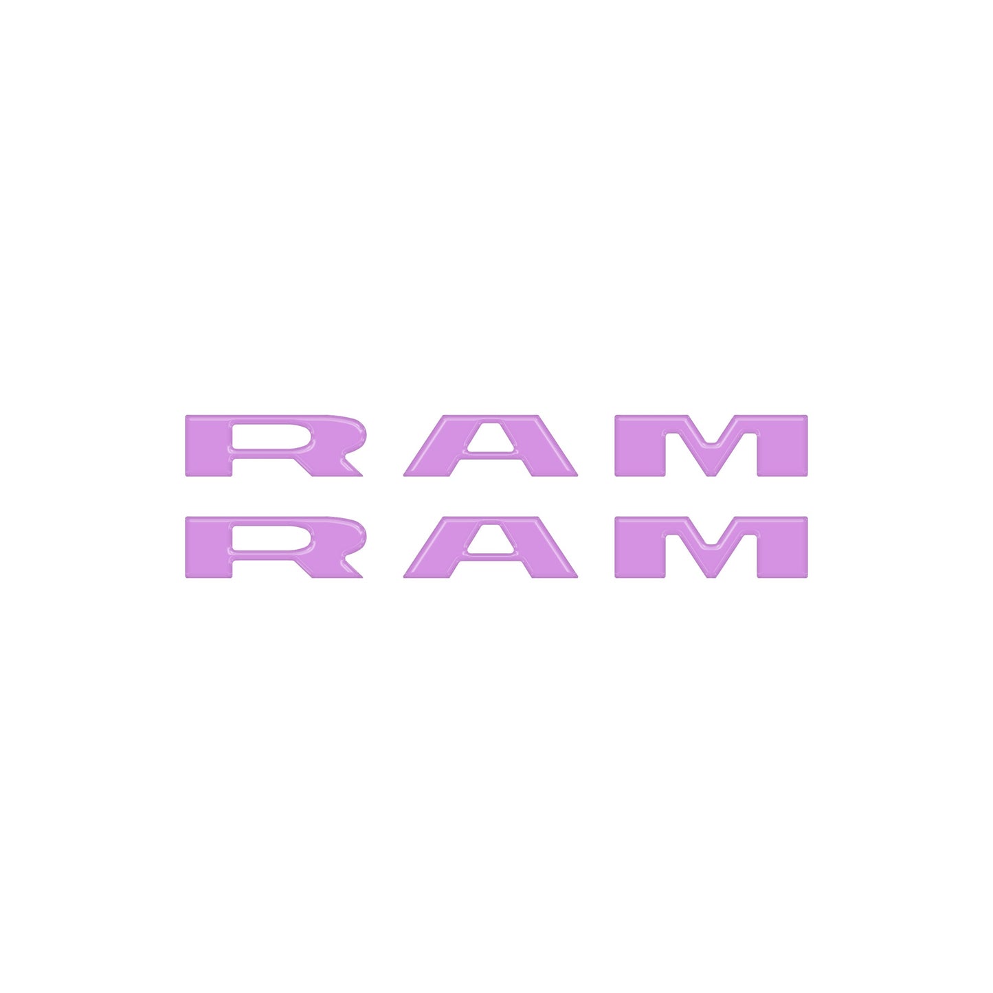 Ram 1500/2500/3500 Doorsill Plate Letter Overlays – Fits 2025–2026