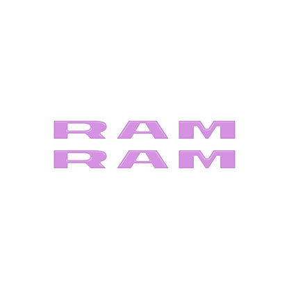 Ram 1500/2500/3500 Doorsill Plate Letter Overlays – Fits 2025–2026